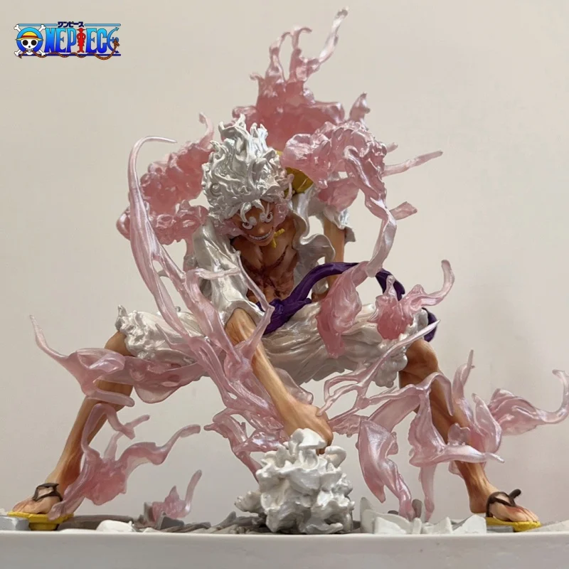 Figura de acción de One Piece Gear 5 Luffy de 23cm, Nika Joyboy, estatua de PVC, modelo de muñeca, colección de habitación, decoración, juguetes, regalos