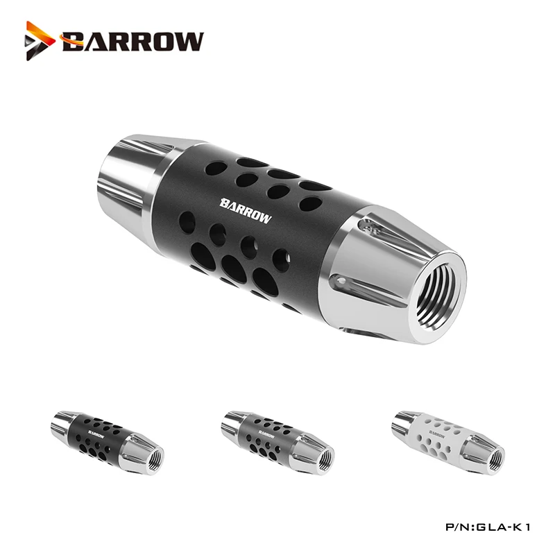 

Barrow Water Cooling System Dual Inner G1/4 " Thread Filter Connector Computer Case Liquid Loop Build Fittings ,GLA-K1