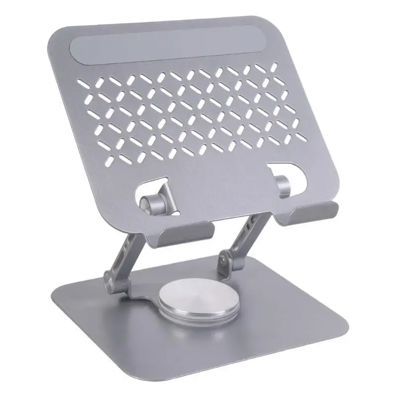 Y1UB Portable Laptop Stand Foldable Support Base Notebook Stand Bracket 360 Degree Rotatable Laptop Computer Cooling Bracket