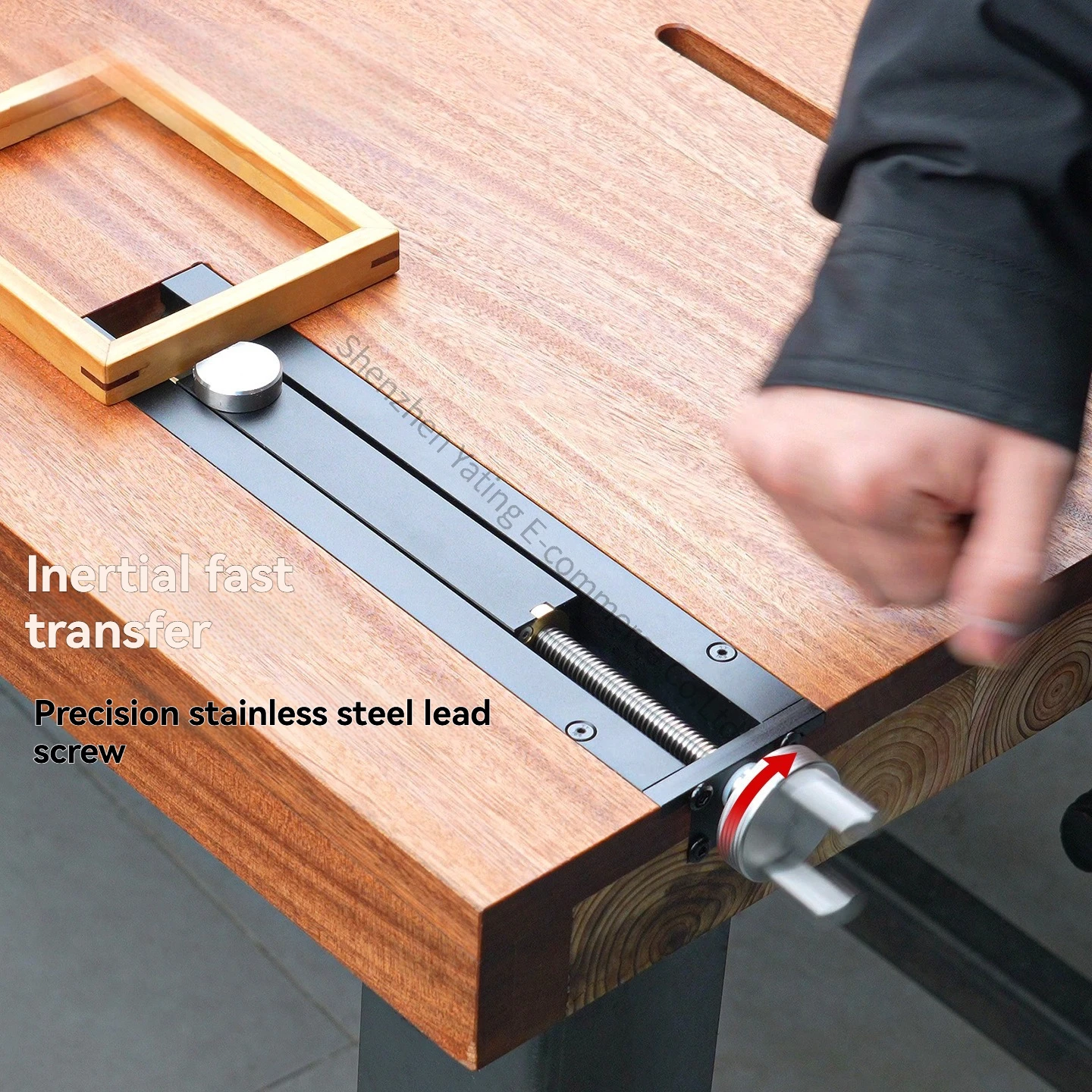 Woodworking Table Tail Pliers Fast-moving Inertia Vice Clamp DIY Desktop Clamp Clamper Fixed Clamp Handwheel