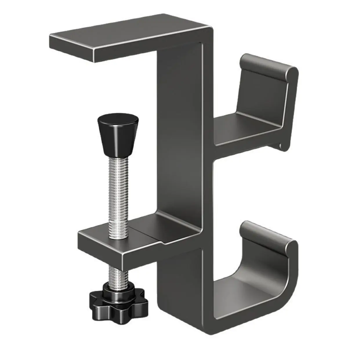 Headphone Stand & Hook - Under Desk Headset Holder Clamp Mount for Gaming Headphones, Backpacks, Purses, Coats