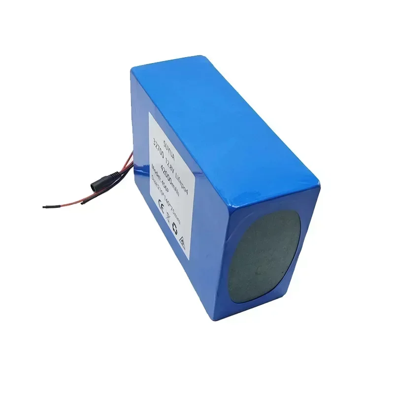 12.8V 42000Ah 32700 Lifepo4 battery pack 4S6P 42Ah backup battery built-in 40A balanced BMS 12V power supply + 14.6V 2A charger