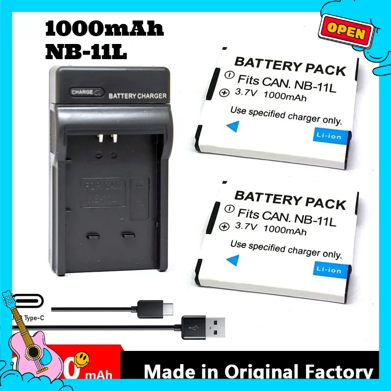 NB-11L NB11LH NB 11L 11LH Battery Charger for Canon PowerShot A2300 A2400 A2600 A3400 A3500 A4000 A4050 SX400 SX410 SX420 IS
