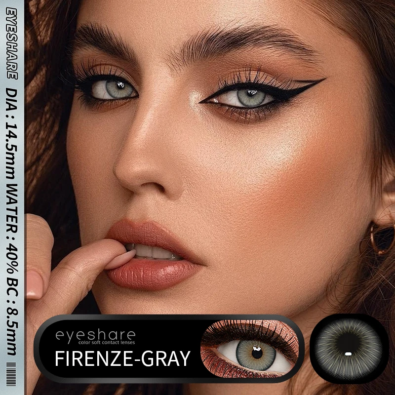 EYESHARE New Fashion Color Contact Lenses Natural Brown Contact Blue Lenses Gray Pupils Cosmetic Colored Lens Green Eye Lenses