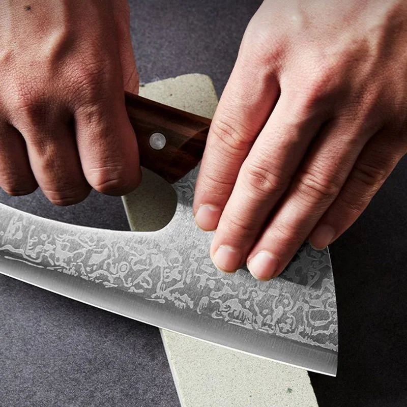 Effort Saving Chef Butcher Cleaver Knife Household Vegetable Fruit Slicing Meat Knife Stainless Steel Forged Knife For Kitchen - view 3