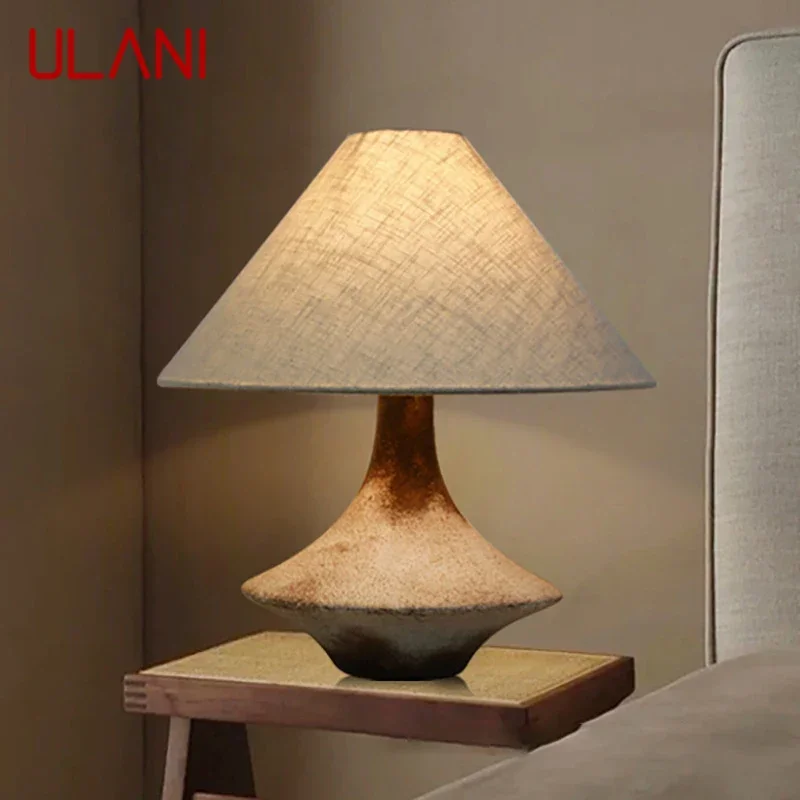 

ULANI Contemporary CeramicTable Lamp Creativity Living Room Bedroom Study Hotel Homestay engineering Desk Light