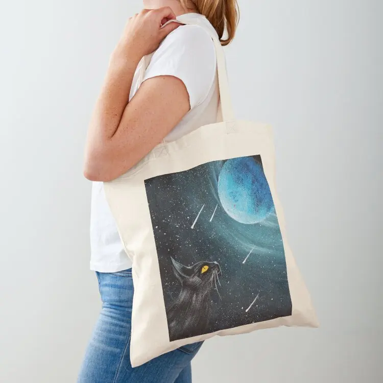 

My sky Tote Bag foldable reusable bag woman Customizable canvas