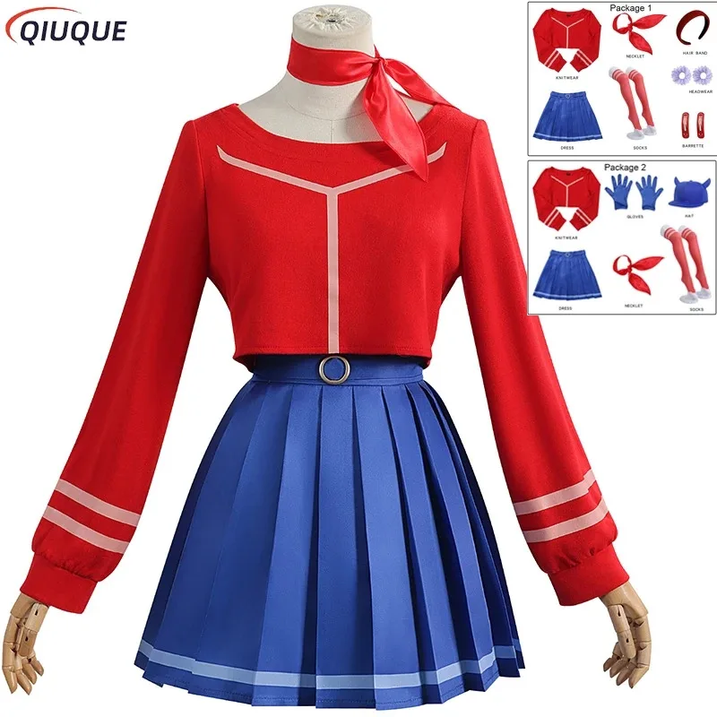 

Mita Cosplay Costume Game MiSide Cosplay Cool Mita Cosplay Costume with Hat and Gloves Women Cute Dress Uniform XS-3XL