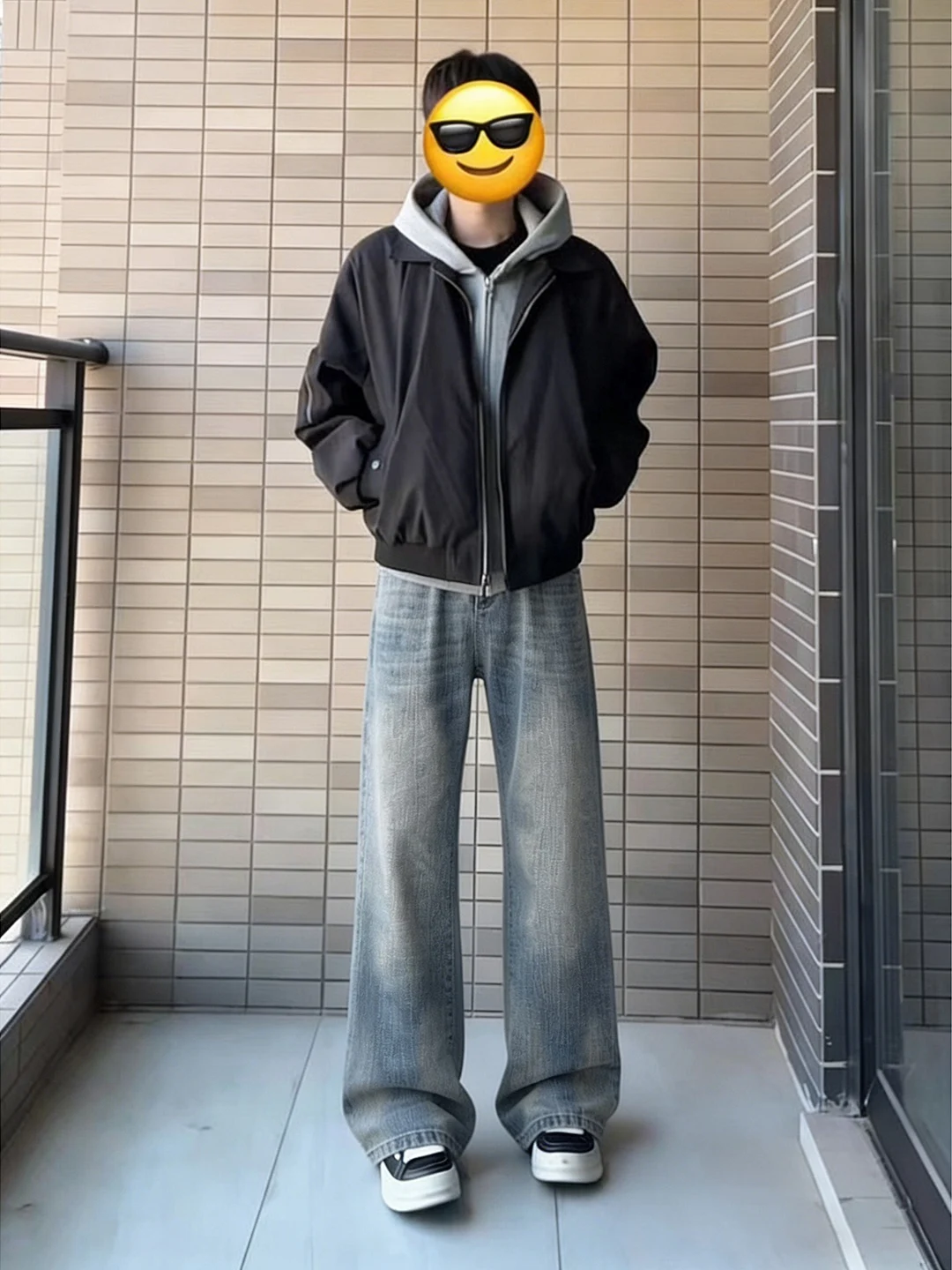 

Bla Bamboo Node Waed Wide Leg Jeans Men Spring Slimming Long Pants Casual Wear Comfortable Fit Youthful Sle Four Seasons