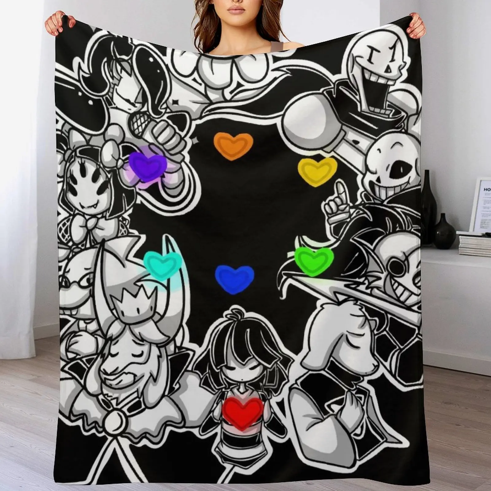 

Undertale Throw Blanket Winter beds Kid'S Beautifuls Blankets