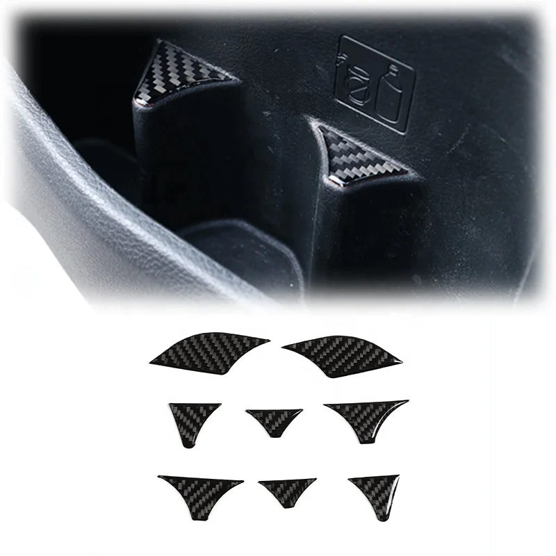 

Flying Wing Carbon Fiber Door Cup Holder Decoration Sticker For TACOMA 2016-2023 Interior Accessories