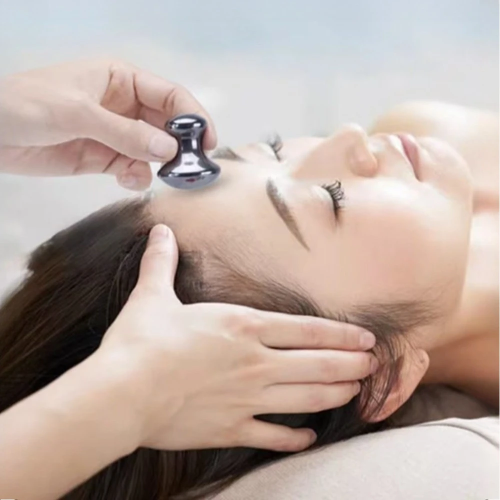 Natural energy terahertz mushroom head massager SPA beauty massage facial drive line