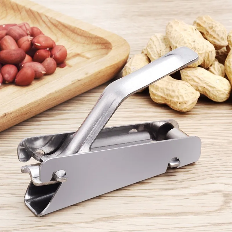 1PC Stainless Steel Melon Seed Nut Peeler Shelling Device Peanut Pistachio Walnut Pine Opener Home Kitchen Accessories Lazy Tool