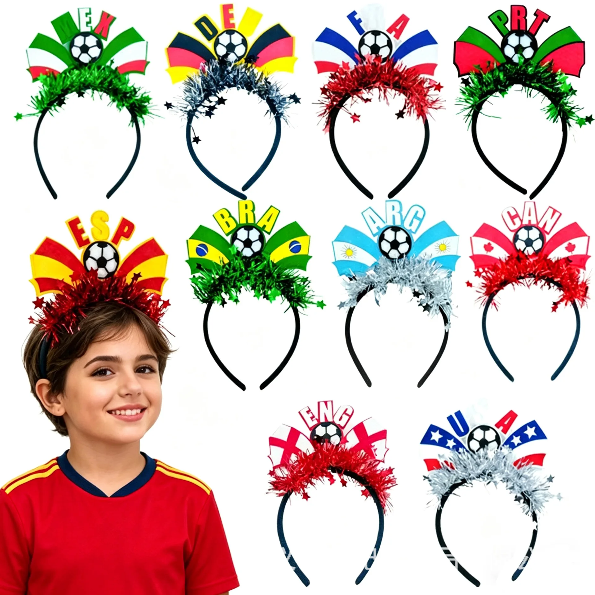 

Fan headbands for cheering headbands for creative cheerleading football hair accessories for pressing hair
