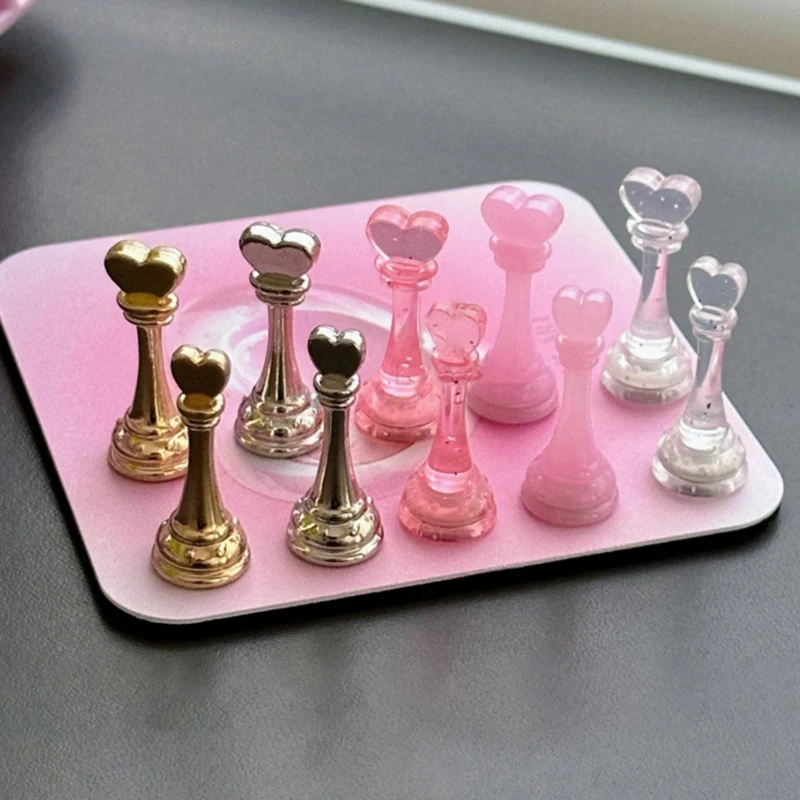 Love Nail Holder Metal Nail Tips Stand For Press On Nails Acrylic Shower Shelves Nail Art Display Manicure Tool