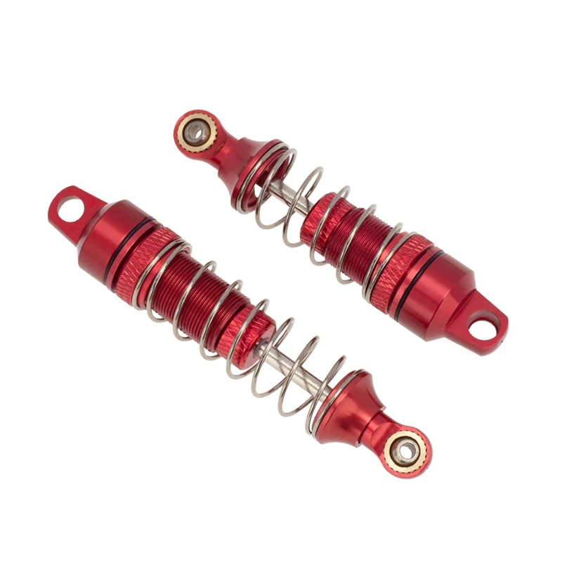 

New 4Pcs Metal Front & Rear Shock Absorber Spring Dampers for Losi 1/18 Mini-T 2.0 2WD Stadium Truck Upgrade Parts Red