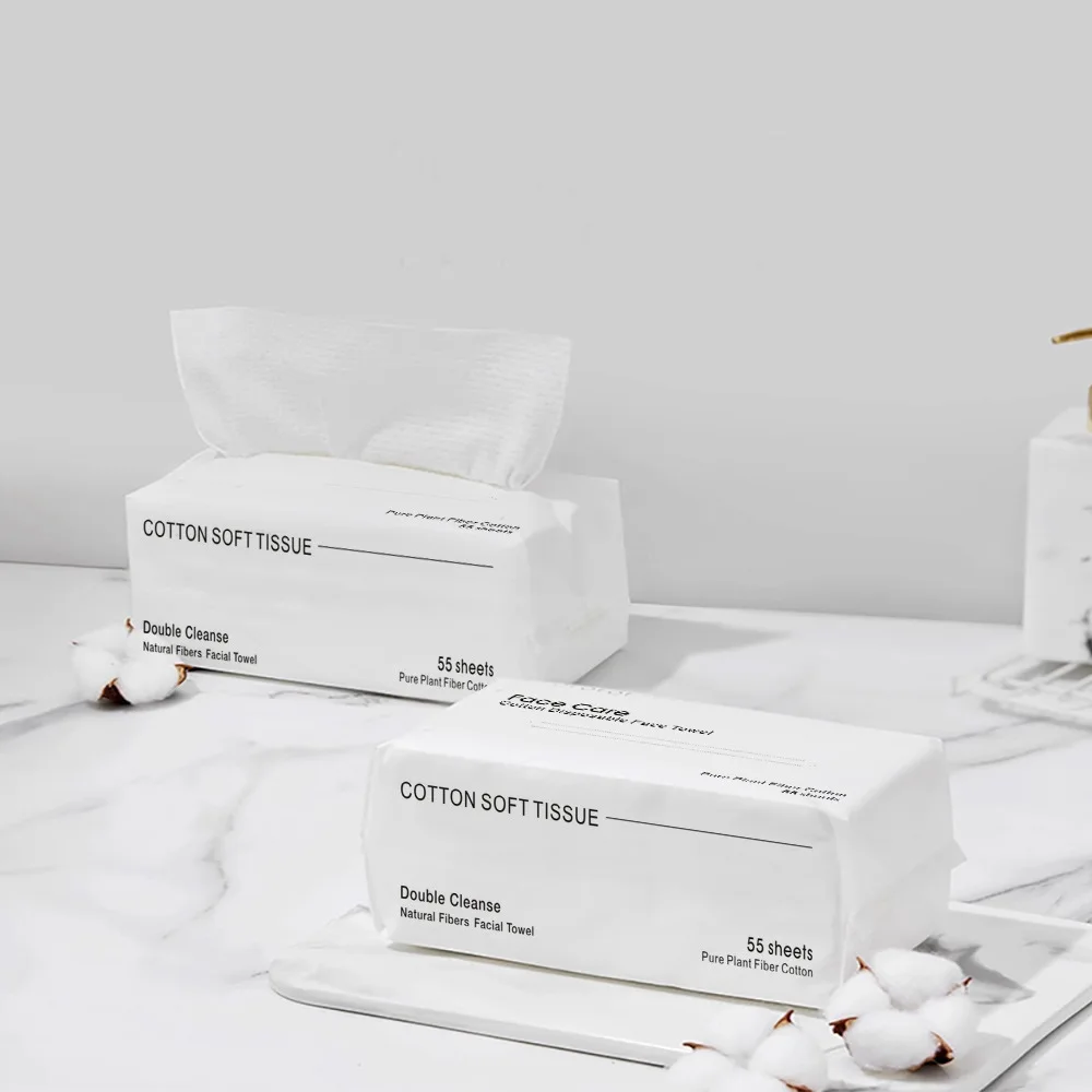 Gezichtsreinigingsdoekjes voor eenmalig gebruik, gezichtsreinigingsdoekjes van microvezel, geschikt voor spa-centra, schoonheidssalons en badkamertoegang