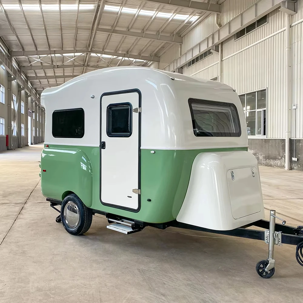4x4 อลูมิเนียม Mini Teardrop Rv Luxury Camper ออสเตรเลีย Off Road ไมโครไฟเบอร์กลาสน้ําหนักเบาพร้อมเครื่องปรับอากาศ
