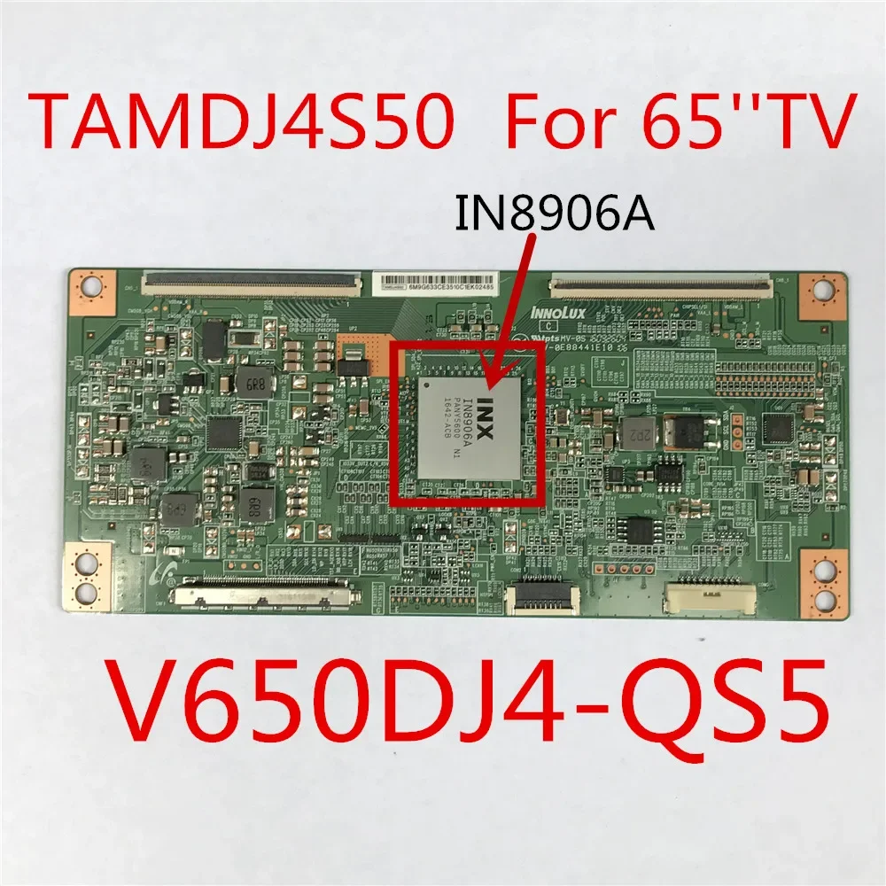 TAMDJ4S50 Tcon Board for TV V650DJ4-QS5 Original Logic Board T-con Card for 65 Inch TV