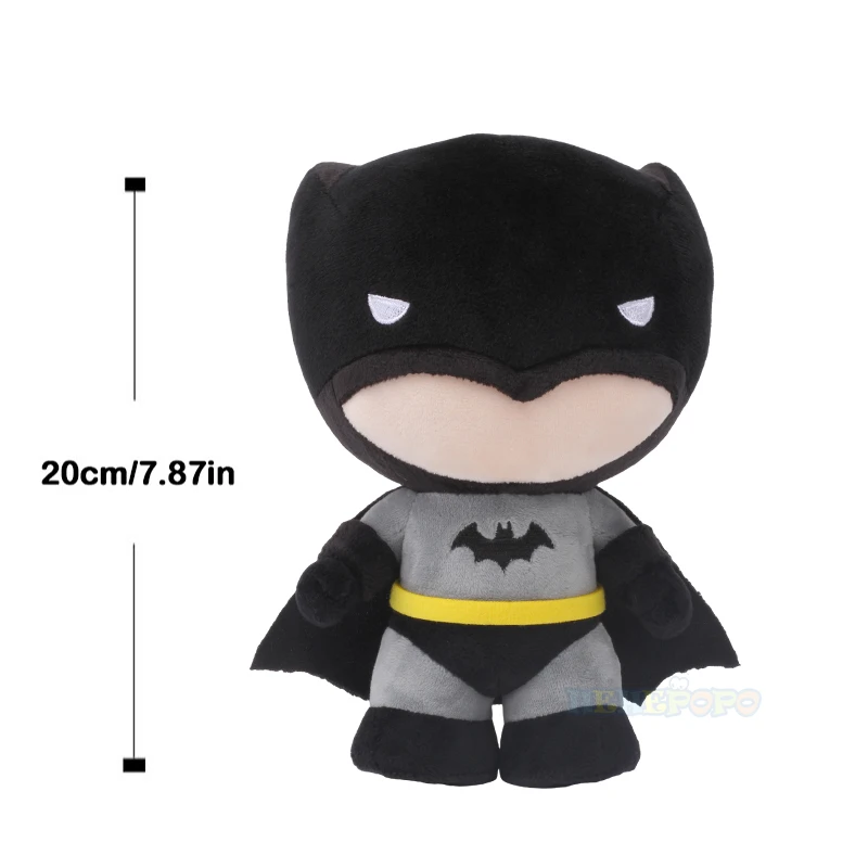DC Comics Superman Batman 20cm Plush Toys Soft Stuffed Movie Dolls Christmas Holiday Gifts for Kids view 3