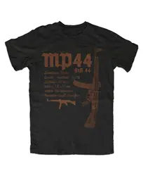 MP44 Premium Men T-shirt Army Military MG 42 Germany Short Sleeve Casual  T Shirt