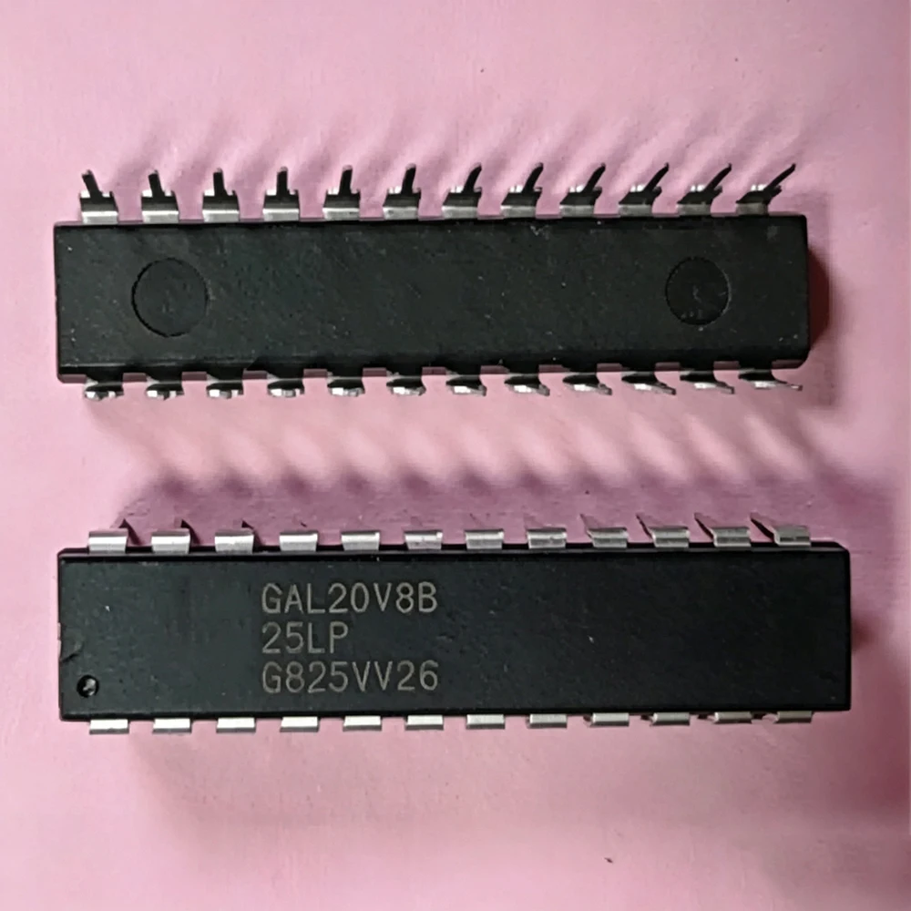 10PCS GAL20V8B-25LP GAL20V8B GAL20V8 DIP-24 GAL20V8B-25 DIP