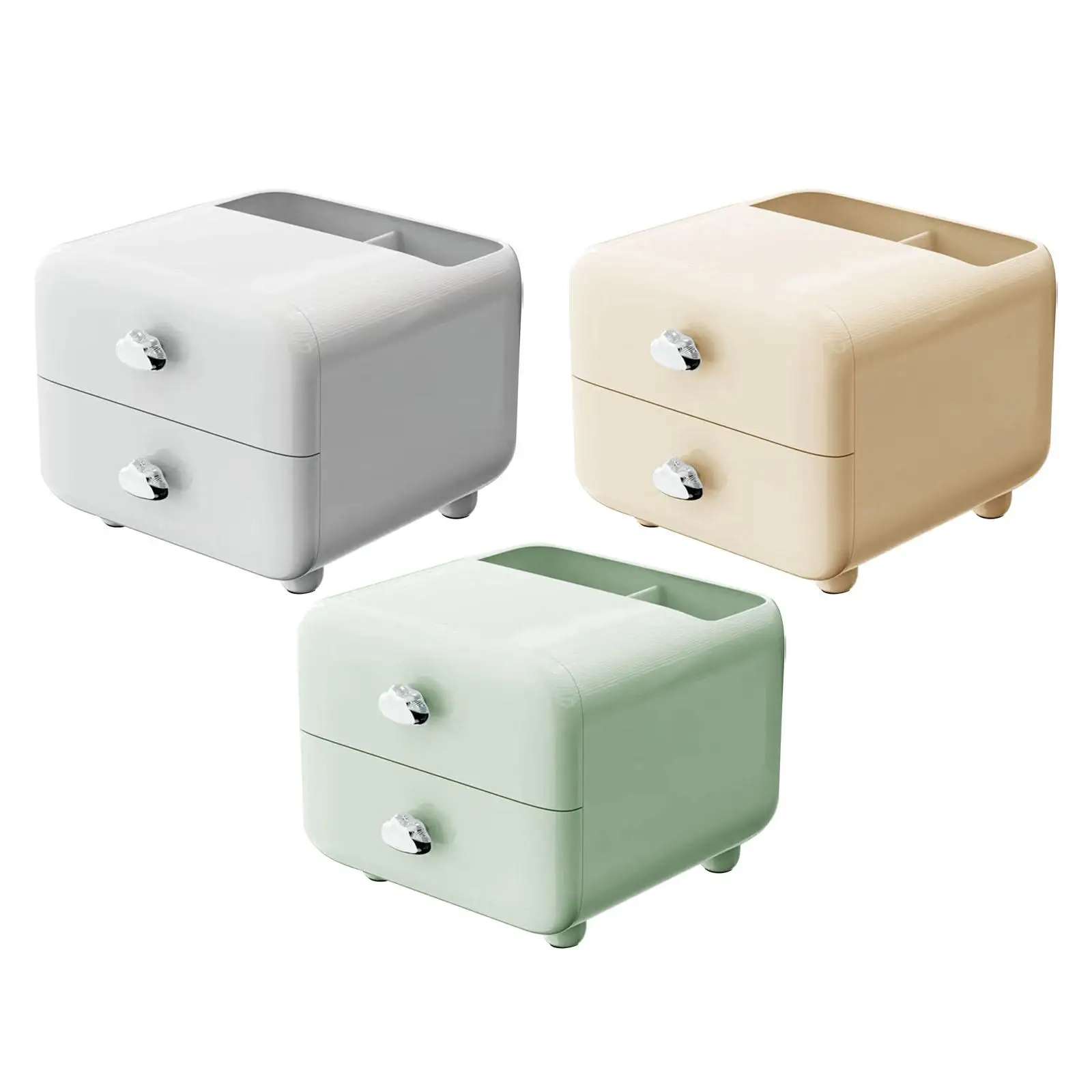 Desktop Pencil Pen Holder with 2 Drawer Cute for Home Office Office Supplies