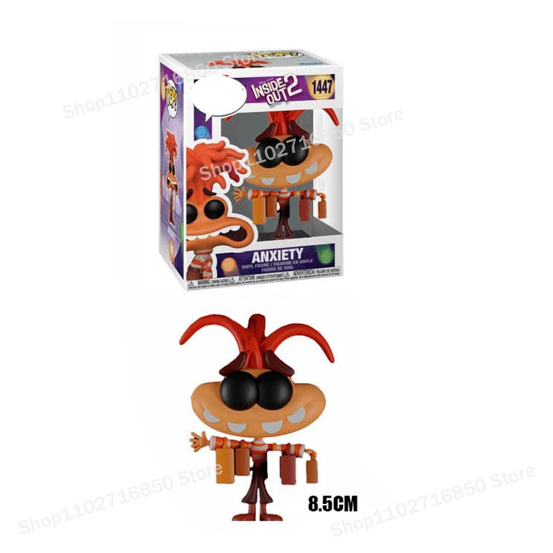 Inside Out 2 Pop zabawki figurki akcji dzieci Anime postacie z kreskówek dekoracje samochodowe ozdoby chłopcy dziewczęta kolekcje figurek