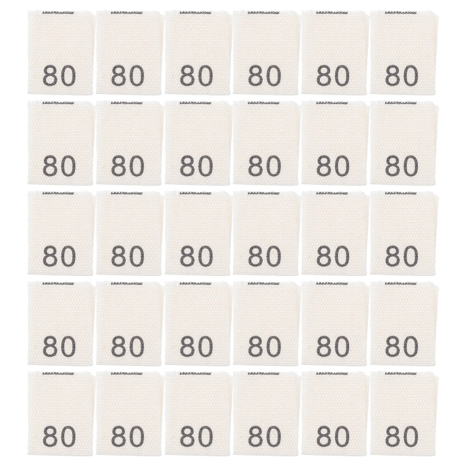 

200Pcs Practical Children Clothes Size Labels Steam Iron Safe Garment Supplies Sewing Size Labels Kids