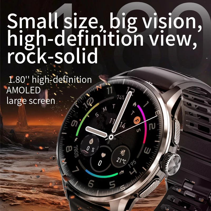 H100 Global Smart Watch Android 8.1 OS 5G LTEGlobal Call4GB+32GB Rotary Cam era GP-S WI-FI Bluetooth Outdoor Smartwatch Compass view 6