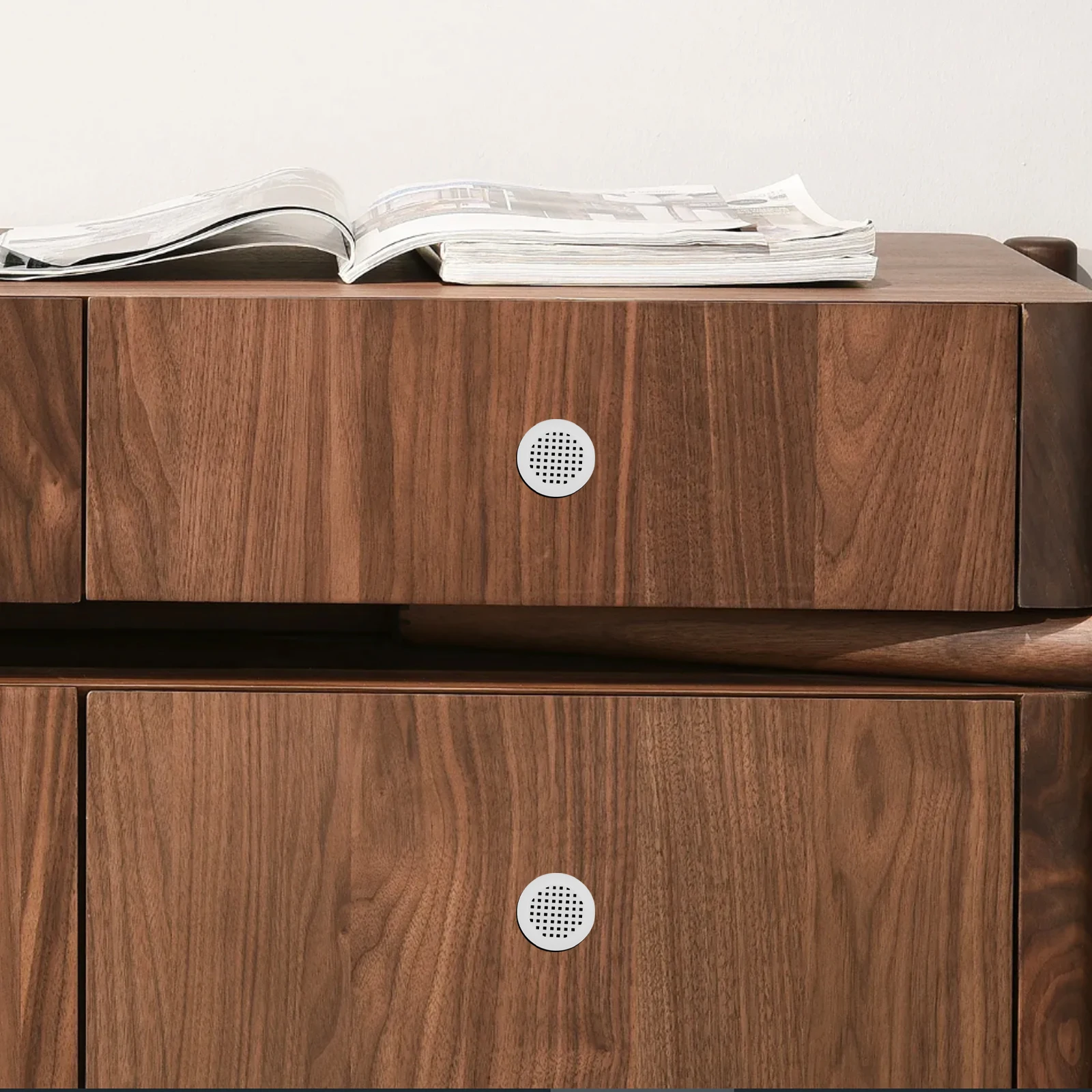 

20pcs Furniture Hardware Holes White Round Cabinet Air Vents Durable Plastic Easy Installation Home Wardrobe Shoe Cabinet