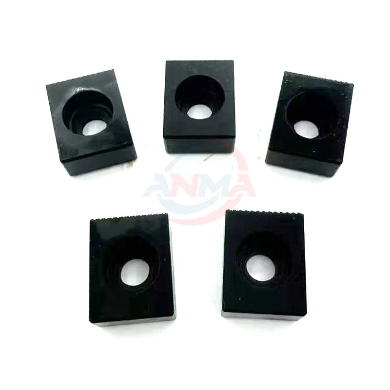 Harga pabrik 10 buah Gripper Pad parts untuk mesin cetak ryobi 18mm x 14mm x 8mm suku cadang mesin Printer Offset