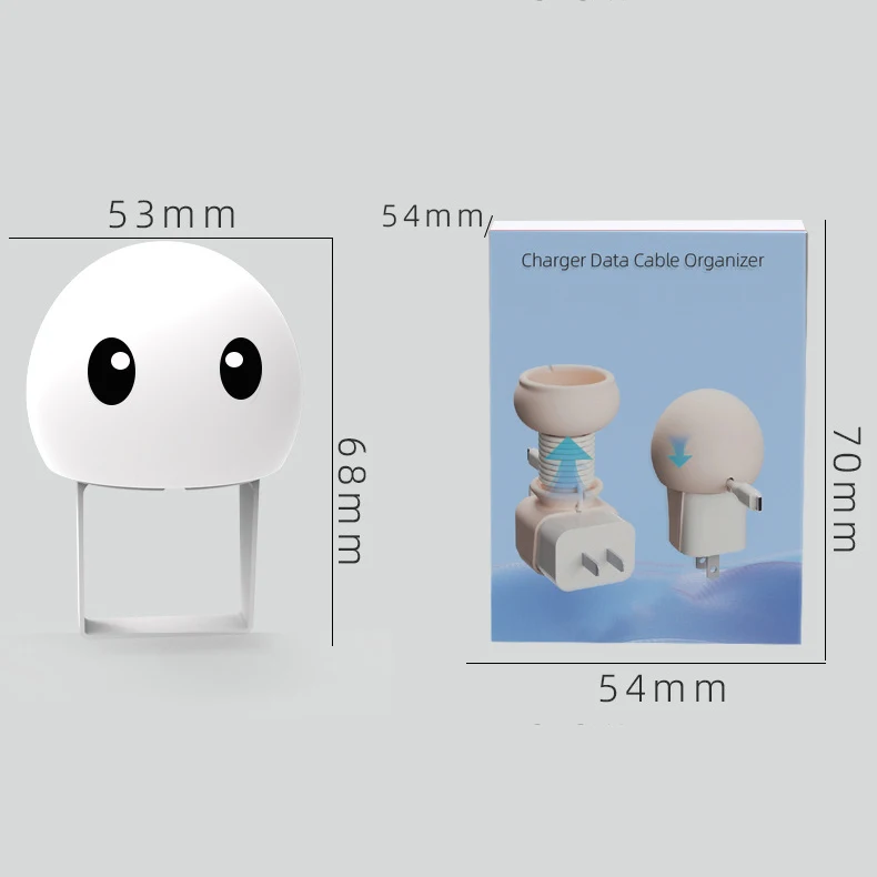 귀여운 만화 실리콘 충전기 보호기 휴대용 데이터 케이블 와인더 데이터 케이블 버클 바인딩 벨트 데스크탑 케이블 보관 버클