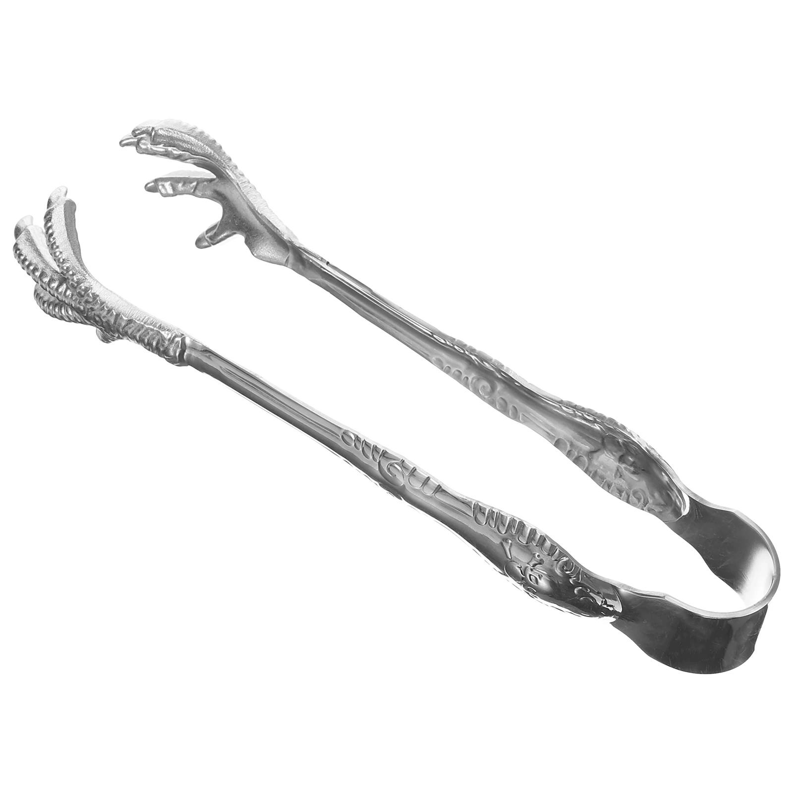 

Creative Metal Claw Shape Food Multi Functional Thickened Stainless Steel Kitchen Tongs Portable Salad Pasta Meat Serving Tongs
