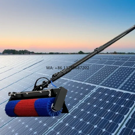 

Factory Hot Sales Solar Panel Cleaning Rolling Brush Machine with Mains AC Power Supply Brushless Motors Longer Service Life