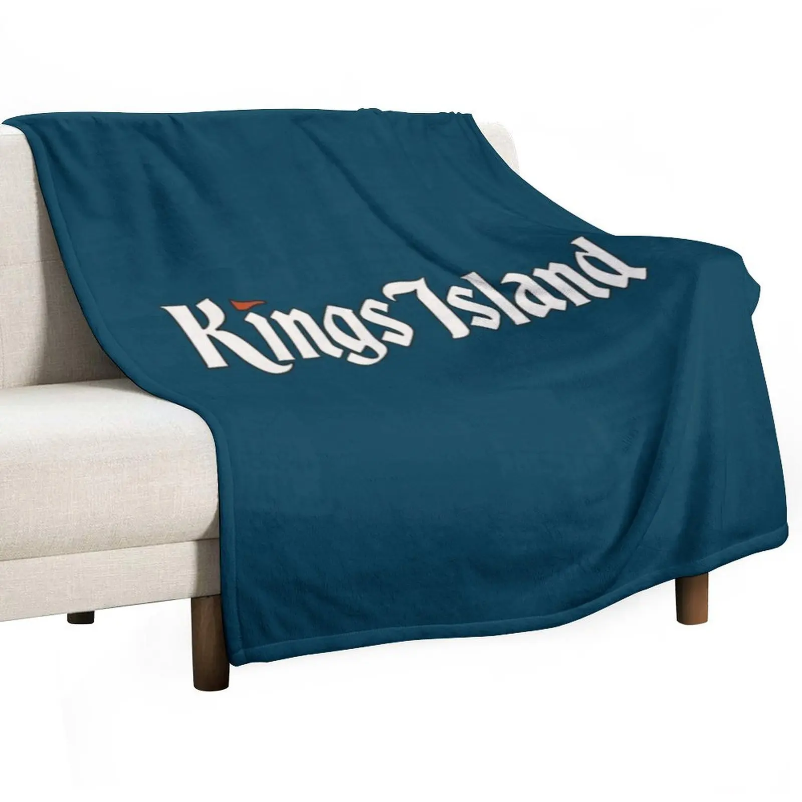 

Kings Island Vintage Logo Throw Blanket Shaggy bed plaid funny gift Giant Sofa Blankets