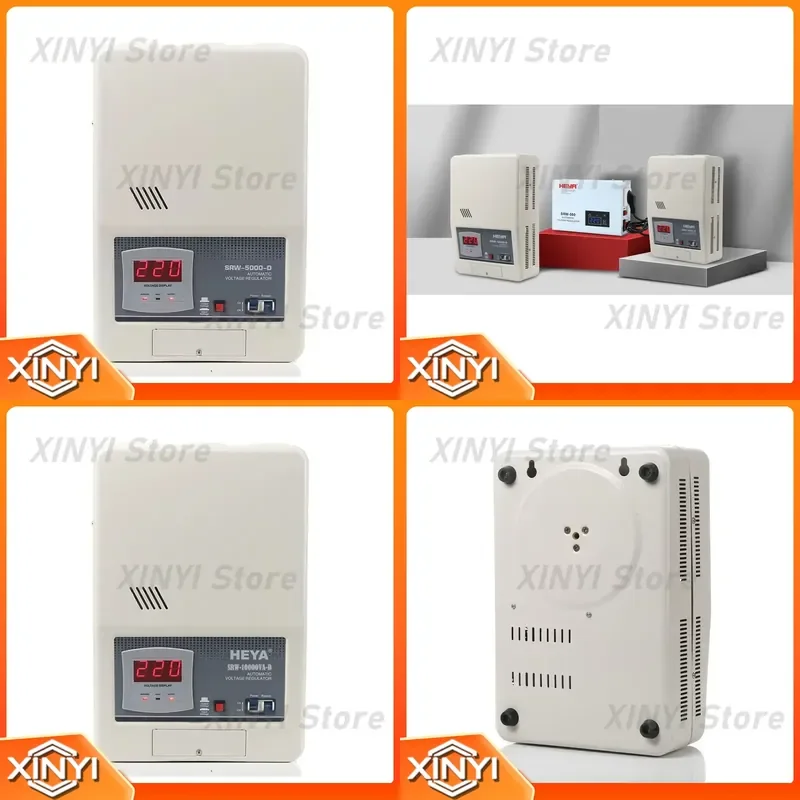 Factory Wall Mount 5KVA Relay 220V Single Phase Automatic Voltage Regulator Stabilizer AVR for General Use