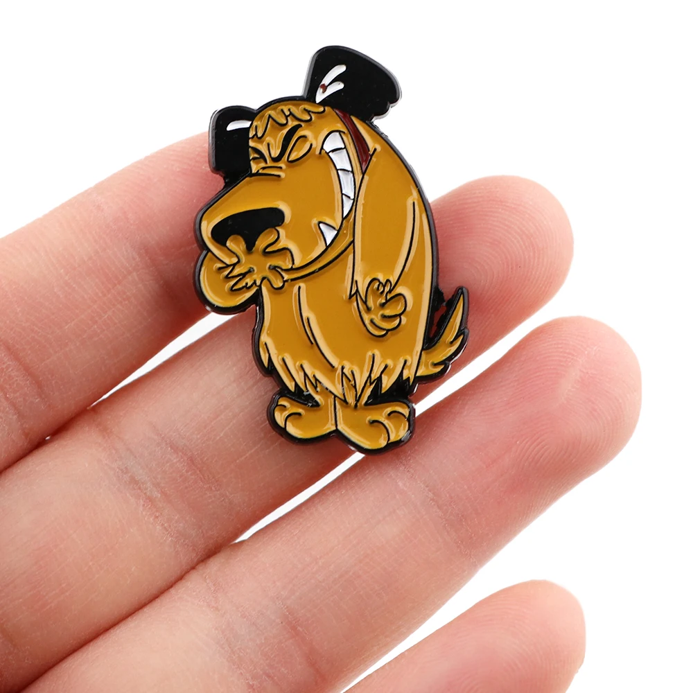 Cute Dog Enamel Pins Animals Cartoon Brooch Clothes Backpack Lapel Badges Fashion Jewelry Accessories For Kids Friends Gifts