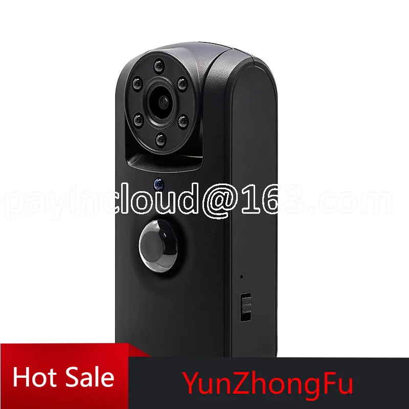 A1802 Human Body Induction Camera HD Intelligent Monitoring 180 Degree Rotating Infrared Night Vision Camera Recorder