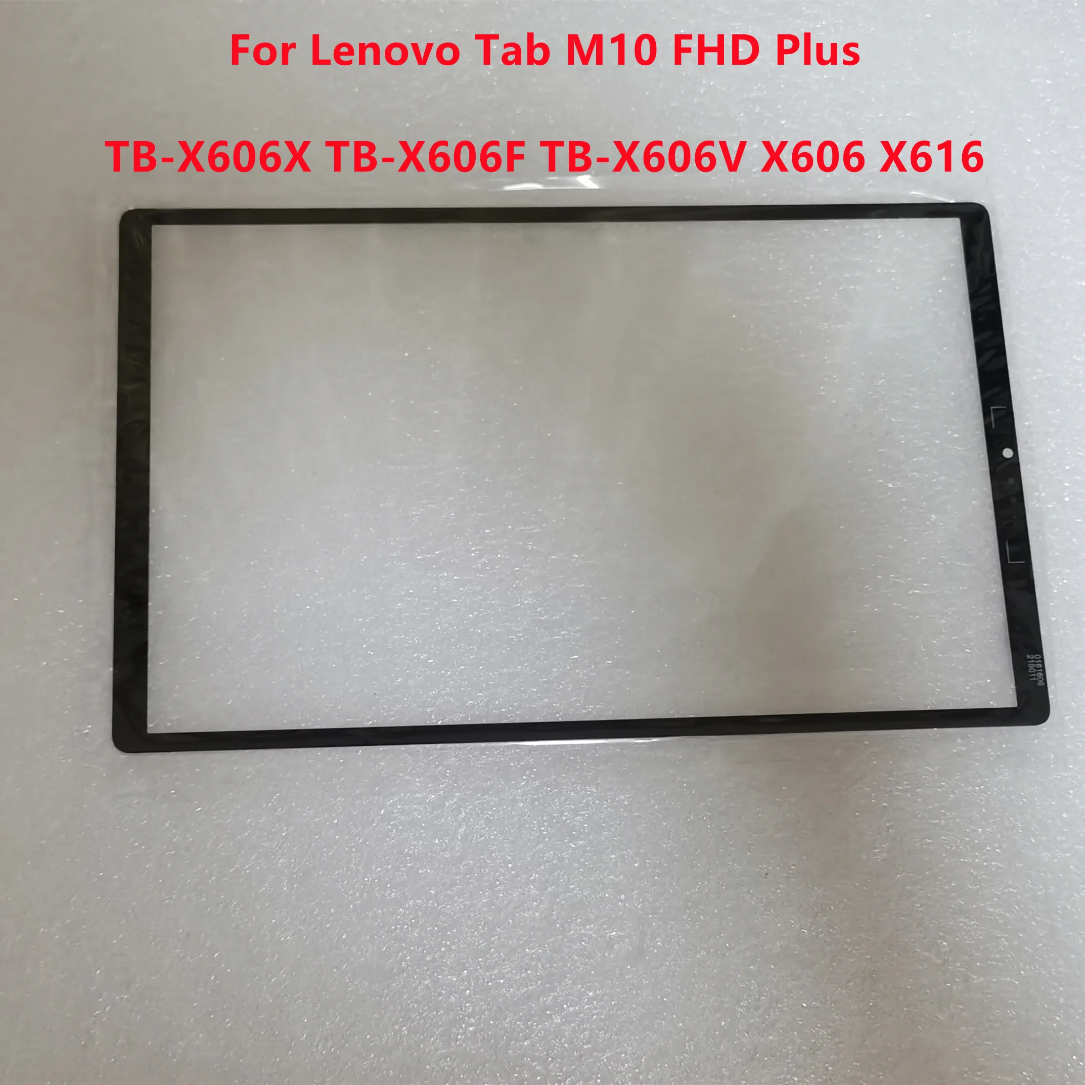 New 10.3'' For Lenovo Tab M10 FHD Plus X606 TB-X606X TB-X606F TB-X606V X616 Touch Screen LCD Front Outer Glass +Laminated OCA