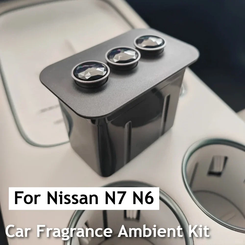 For Nissan N7 N6 Original Factory Intelligent Magnetic Suction Fragrance Machine Set Car Fragrance Ambient Kit Car Accessories