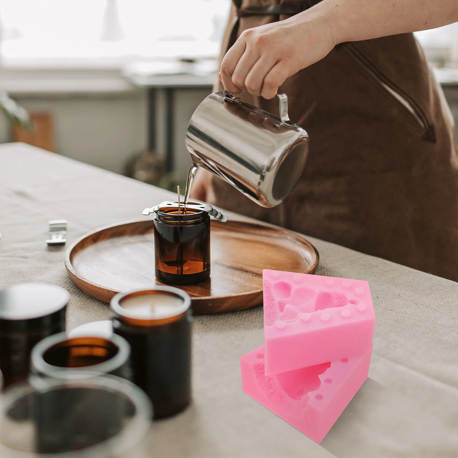 

2Pcs Elephant Silicone Mold for Resin Epoxy Casting DIY Soap Chocolate Making Durable Flexible Resin Elephant Casting Mold