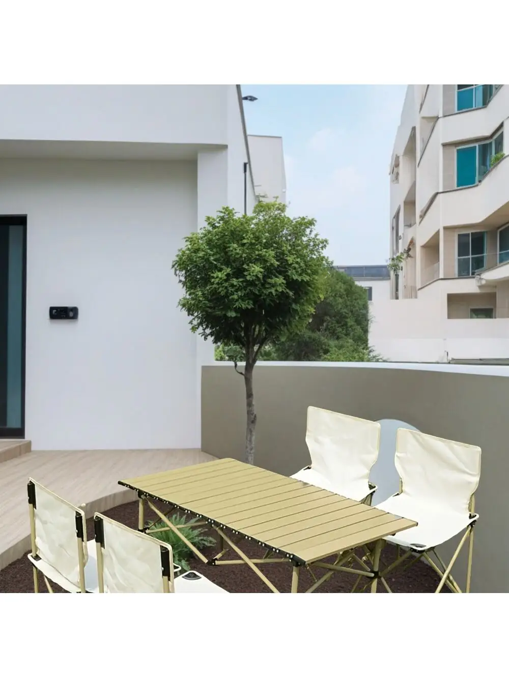 

Новый 1 шт., складной стул для улицы, кемпинга, пикника, складной стул, портативный складной круглый стул-труба