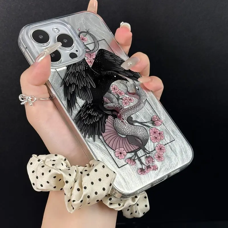 

Чехлы для телефонов Crow and Snake для Samsung Galaxy A70 A50 A72 A52 A51 A71 A31 A32 A22 A20S A21S A12 A30 A10 A11 Чехол