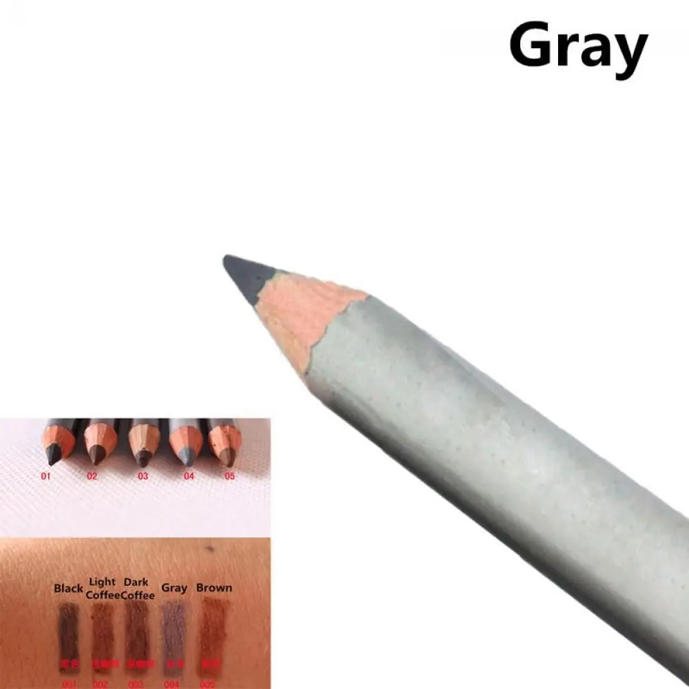 Long-Lasting Waterproof Cosmetic Leopard Eyeliner Eyebrow Pencil Makeup Brush