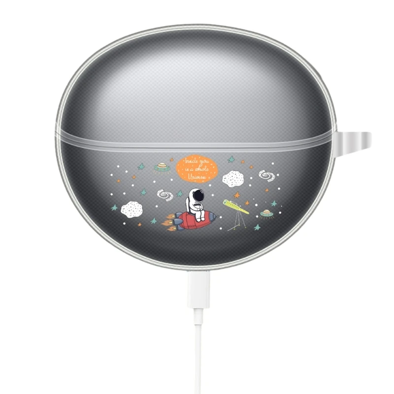 FreeClip ヘッドフォン プロテクター用クリア ソフト TPU ケース 落下防止ケース ポーチ