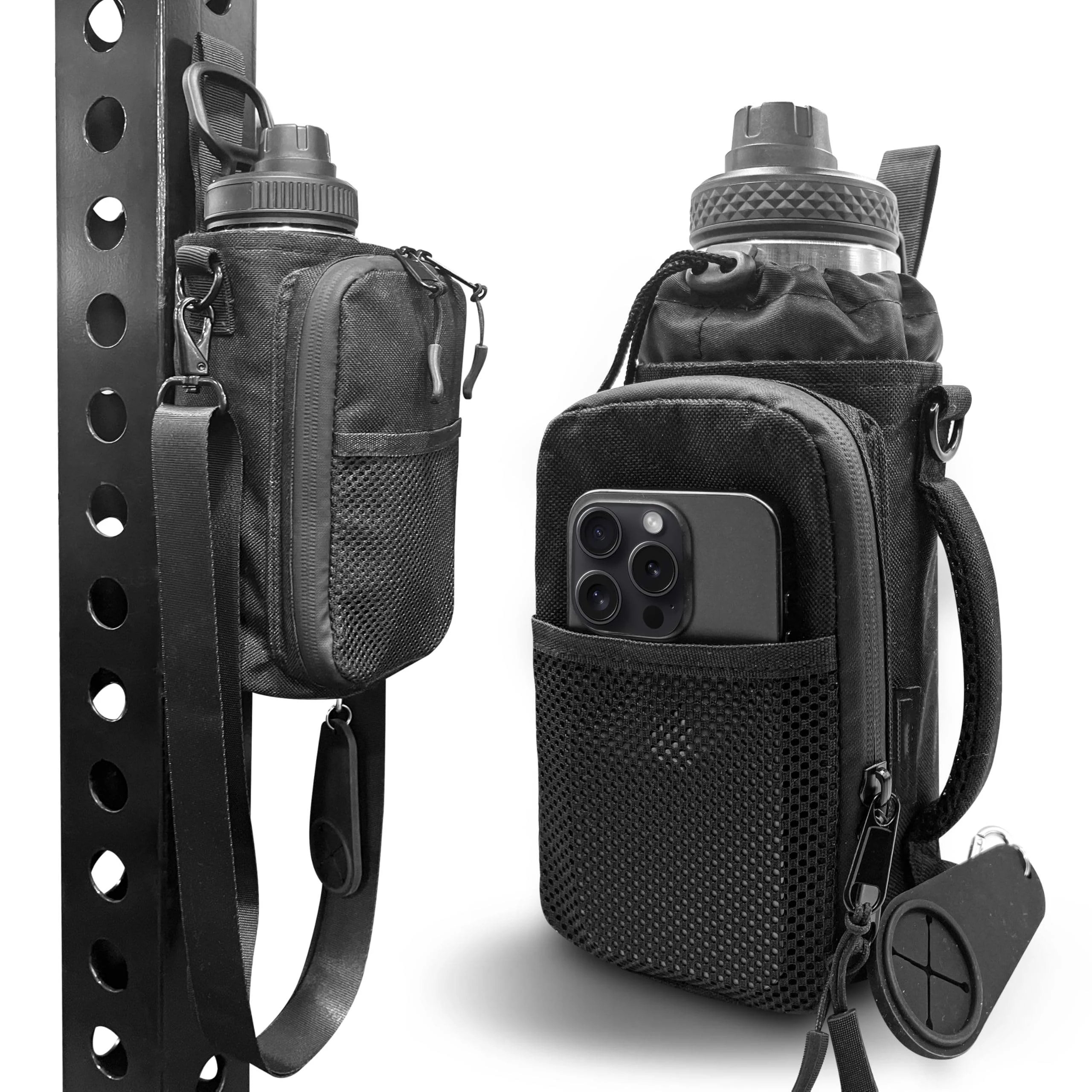 Men Multipurpose Waterproof Sport Water Bottle Crossbody  Bag for Gym