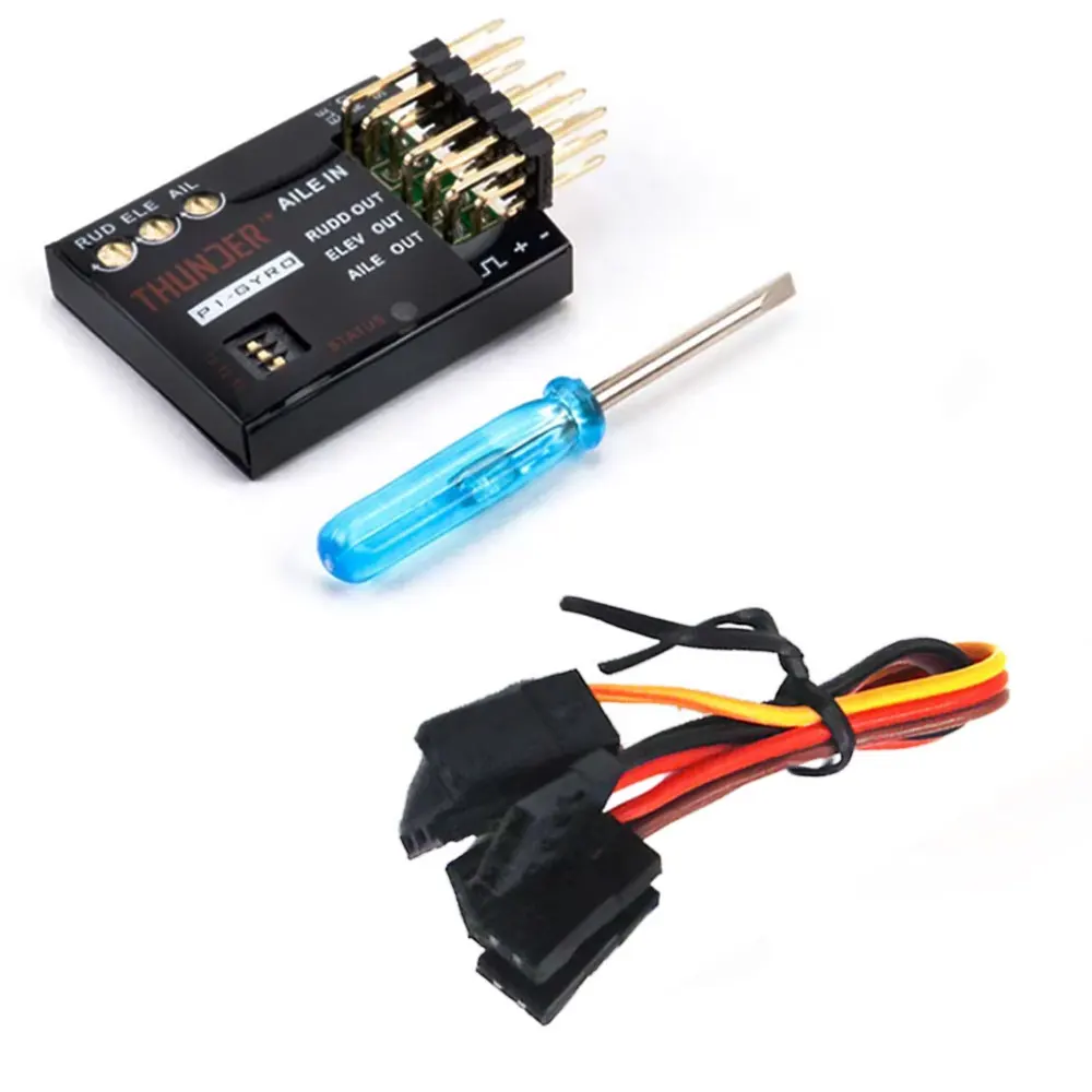 P1-GYRO 3 Axis Flight Controller Stabilizer  High Precision System for SU27 Fixed Wing RC Airplane
