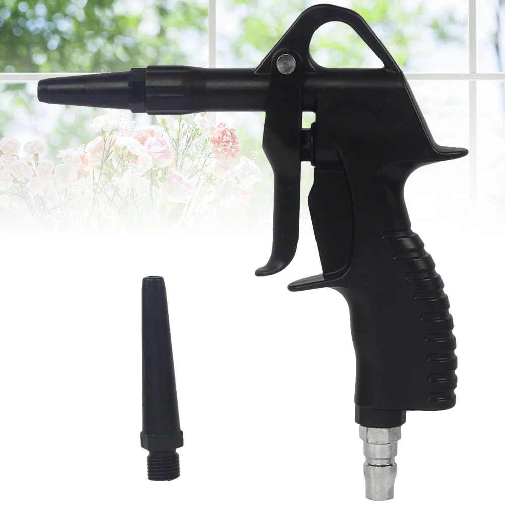 مسدس نفخ هواء أسود عالي الضغط لتنظيف الأثاث ورشة عمل صناعية للتنظيف العميق ونفخ الهواء الداخلي للتنظيف العميق