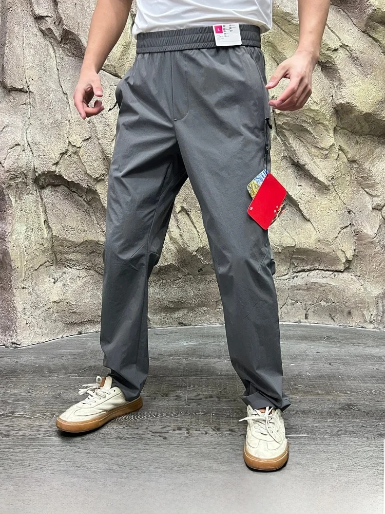 

Men's Casual Pants 3D Tailoring Outdoor Lightweight Spring Summer Breathable Windproof Waterproof Soft ell Straight Leg Pants